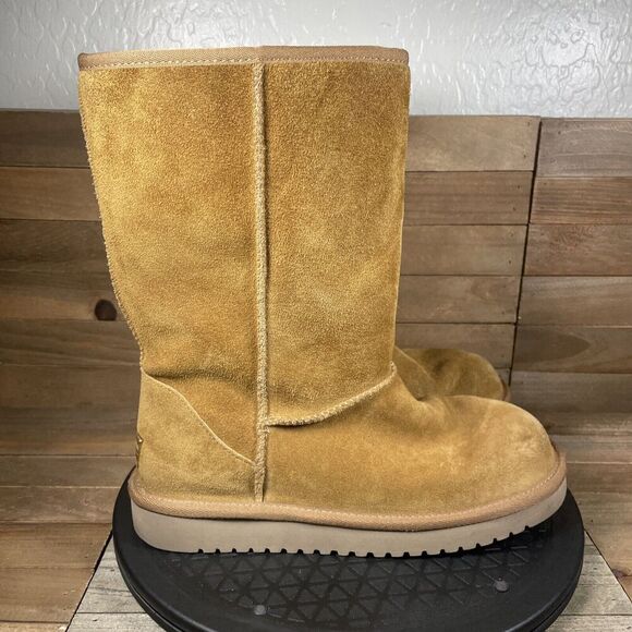 UGG Koolaburra Womens Size 7 Chestnut Koola Suede Boot Winter Pull On Comfort - Picture 1 of 10